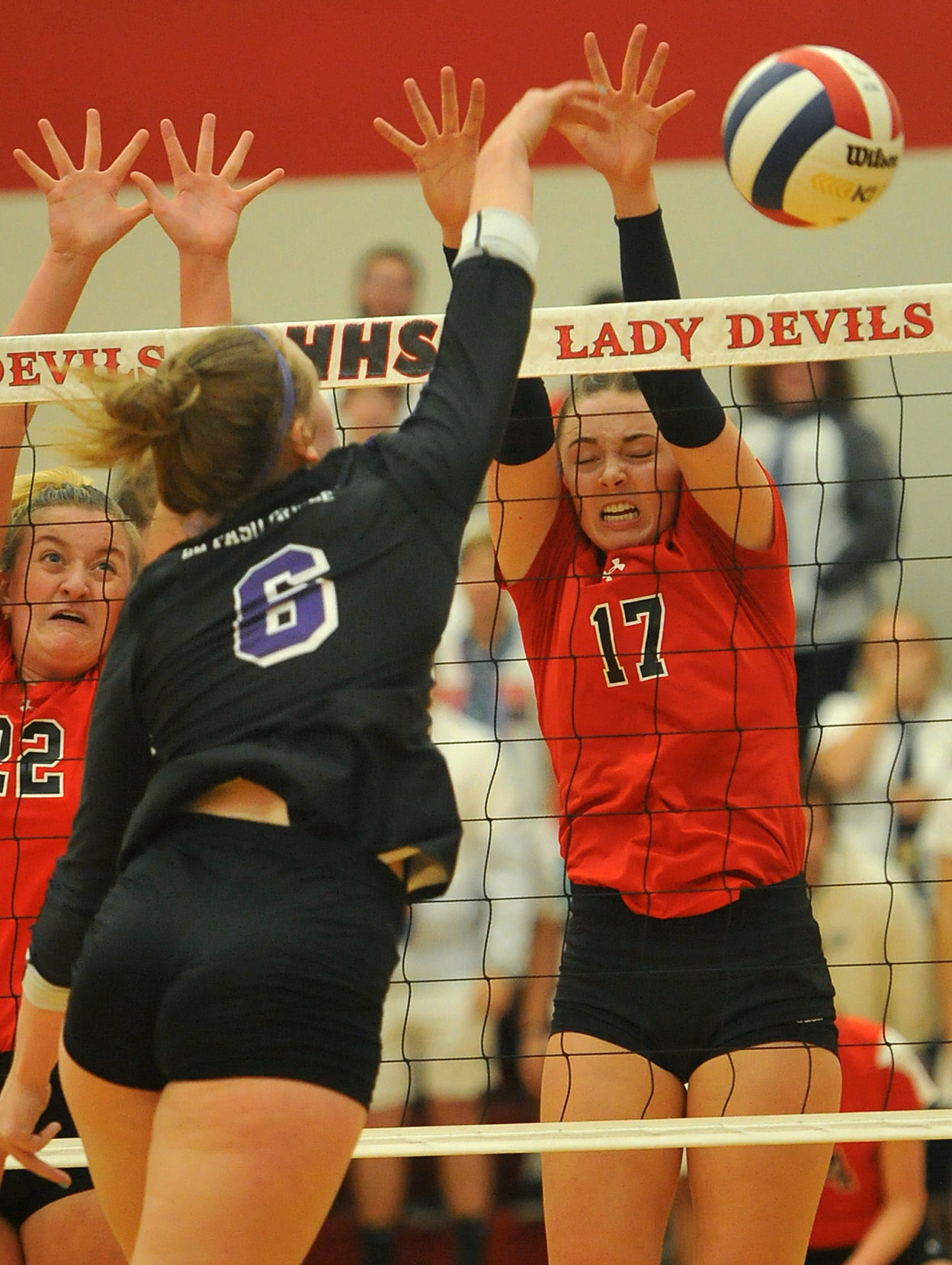 Orion vs El Paso Sectional volleyball tournament